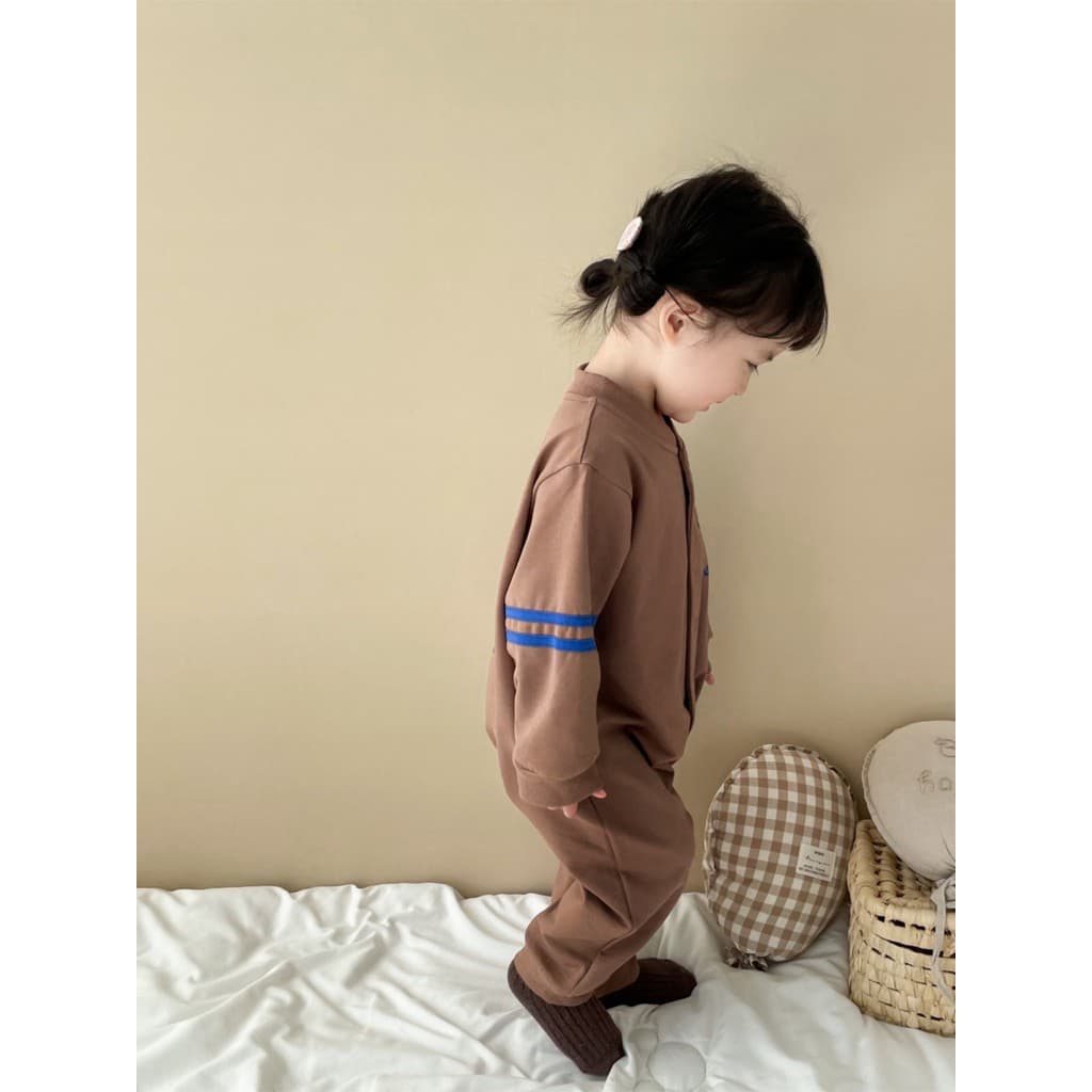 Macacão infantil bebê primavera outono macacão bonito Super bonito estilo ocidental bebê menina puro algodão bebê macacã