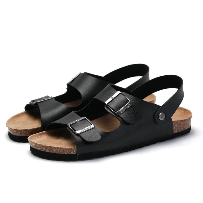 2026 novo estilo chinelos masculinos verão na moda flip-flops cortiça praia versão coreana flip-flops casal sandálias de