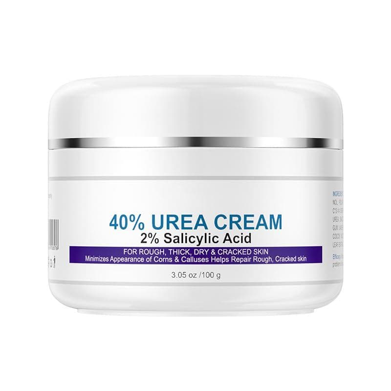 Creme de Ureia 40% com Ácido Salicílico 2%, Creme Hidratante e Nutritivo Anti-Rachaduras para Mãos e Pés, Suaviza Cutícu