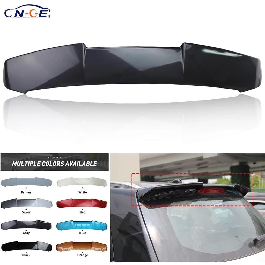 Para Suzuki Vitara Spoiler Traseiro Asa ABS Gloss Preto Auto Tronco Telhado Reequipamento Acessórios Exteriores Do Carro