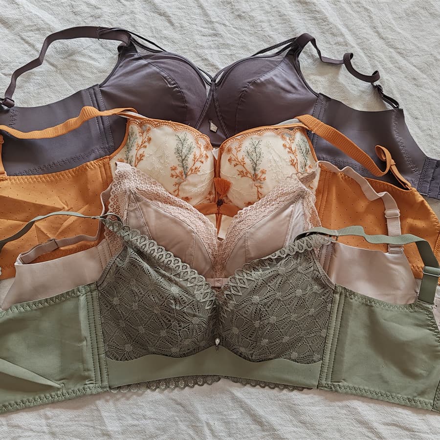 D33-27 feminino doméstico sem fio vários estilos látex tamanho pequeno pequeno peito menina estudante sutiã roupa interi