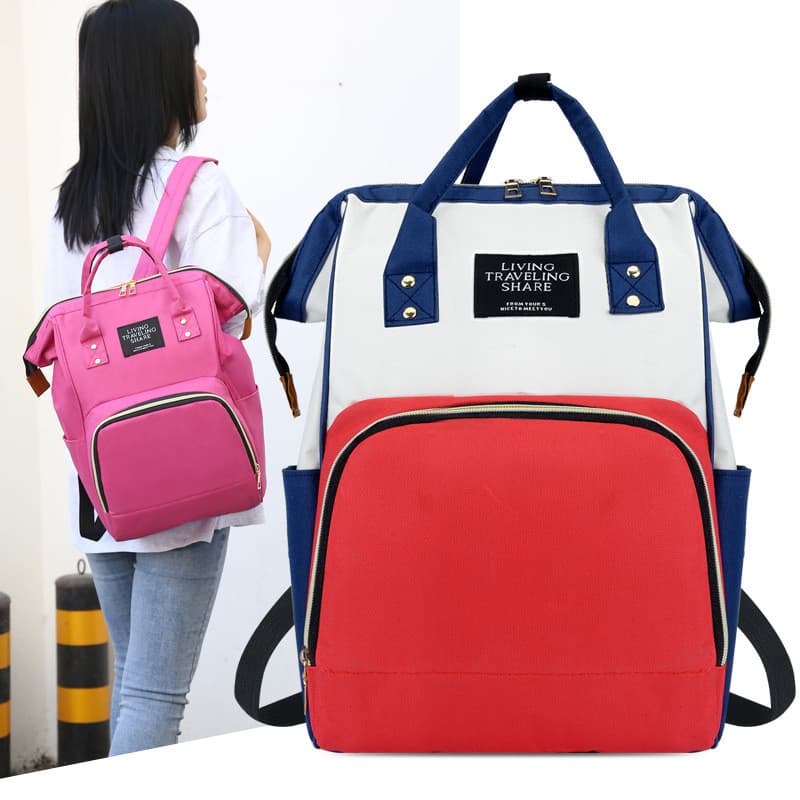 2027 novo produto saco mamãe mochila multifuncional grande capacidade logotipo mochila portátil mãe bebê mamãe saco