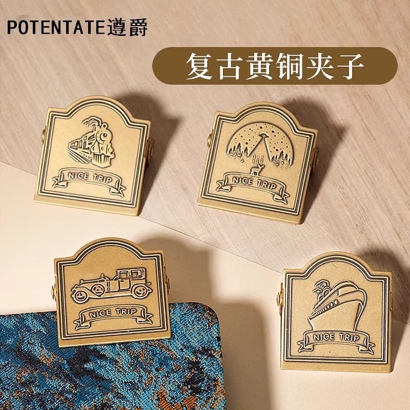 Zunjue clipe de bronze arte estudantes dedicado pintura papel nivelamento ferramenta útil desenho papel fixo Anti-rugas