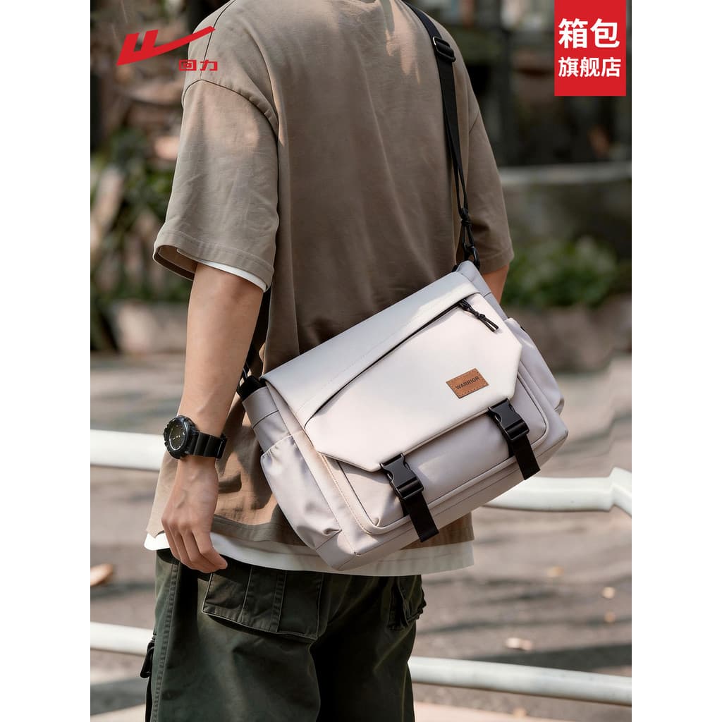 Puxar para trás bolsa mensageiro masculina novo estilo estudantes universitários classe Commuter bolsa de ombro computad