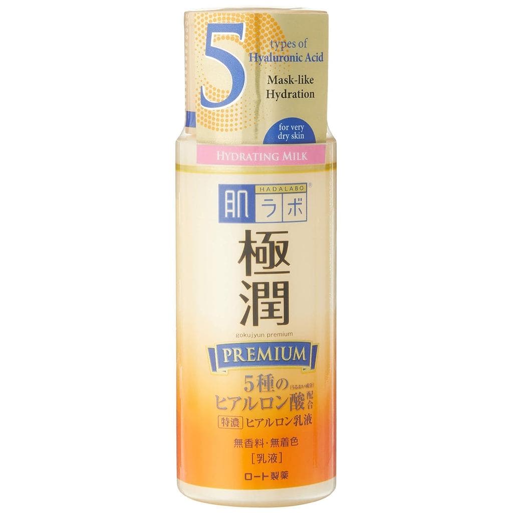 Loção Leitosa Premium com Ácido Hialurônico Hada Labo Gokujyun 140ml U5UX