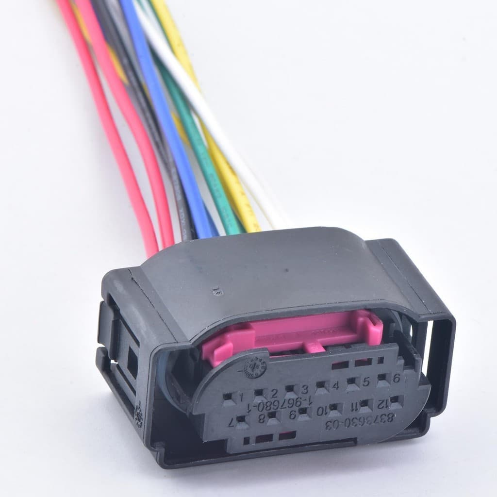 Sensor De Direção LCA De Assistência De Pista Automática De 12 Pinos Plugue De Radar De Reversão 4E0 972 713 8373630-03
