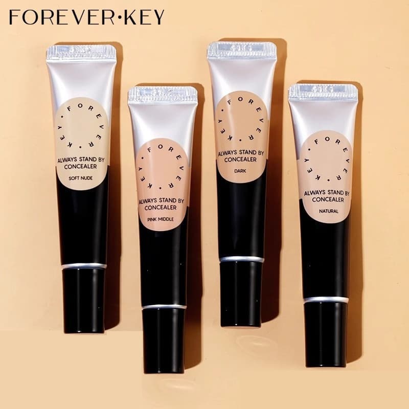 Para foreverkey corretivo capa manchas marcas de Acne caneta corretivo hidratante de longa duração círculos escuros reto