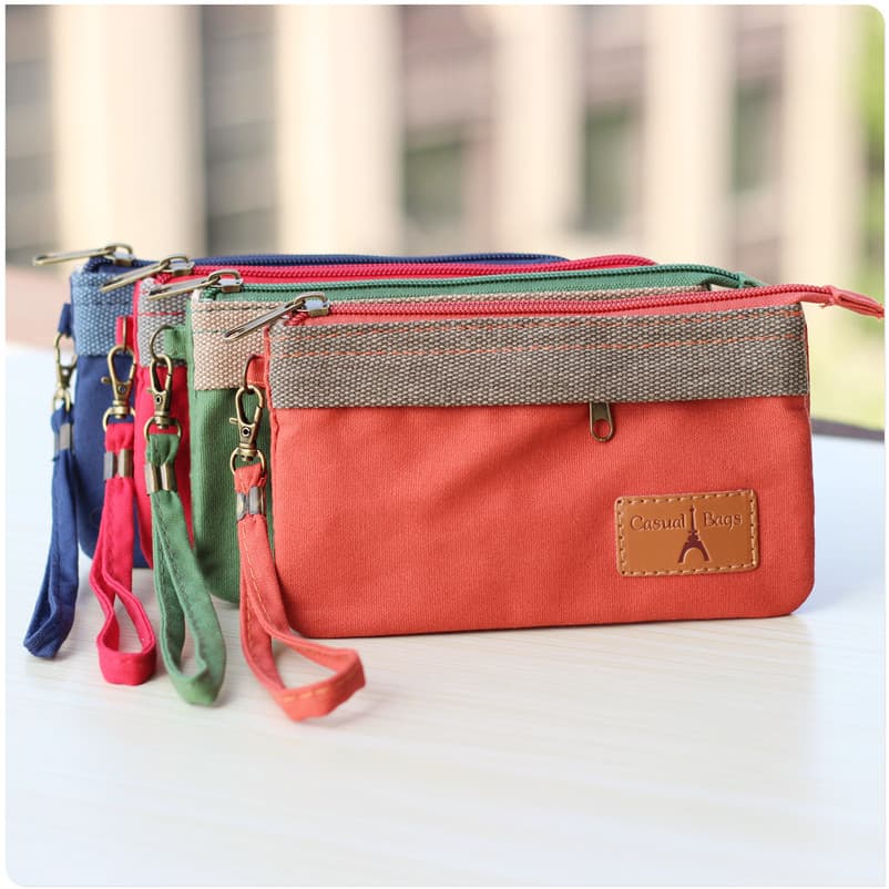 Bolsa de moedas chave do telefone móvel feminina portátil simples saco de embreagem mãe portátil saco do telefone móvel