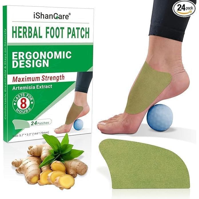 Patches para os pés ishancare, pacote com 24 peças, patch de calor de longa duração, aquecimento profundo de máxima inte