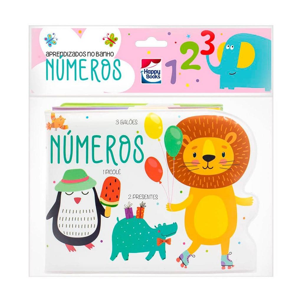 Aprendizados no Banho -  Números - Happy Books