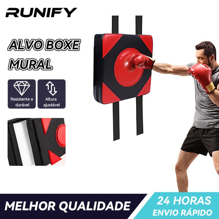 Alvo De Boxe Mural 30x30cm Sem Furo - Alvo de Parede para Treino, Academia e Artes Marciais