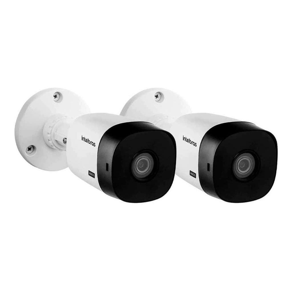 Kit 2 Câmeras Intelbras VHL 1120 B G2 HD 720p HDCVI Bullet Visão Noturna Infravermelho 20m Resistente a Chuva IP66