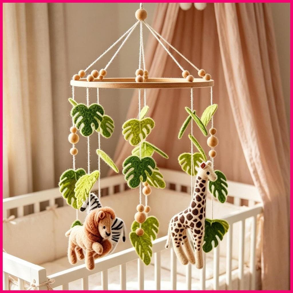 Móvel Para Berço Forma Animal Brinquedos Sensoriais Bonito Berçário Brinquedo Meninos Meninas Casa Apartamento Quarto co