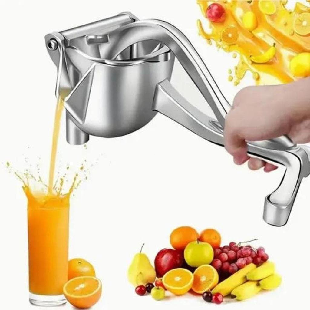 Espremedor Manual de Alumínio com Empunhadura Ergonômica para Extração Eficaz de Suco de Romãs, Cítricos e Mais, Durável