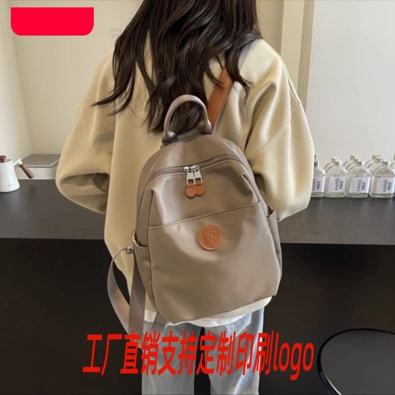 High-End mochila feminina leve Commuter mochila de viagem All-Match Casual moda bebê mãe viagem estudante universitário