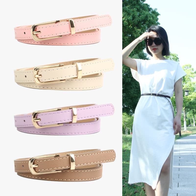 [Estoque pronto] Novo estilo Mori estilo feminino cinto feminino verão ins estilo All-Match vestido cinto simples moda P