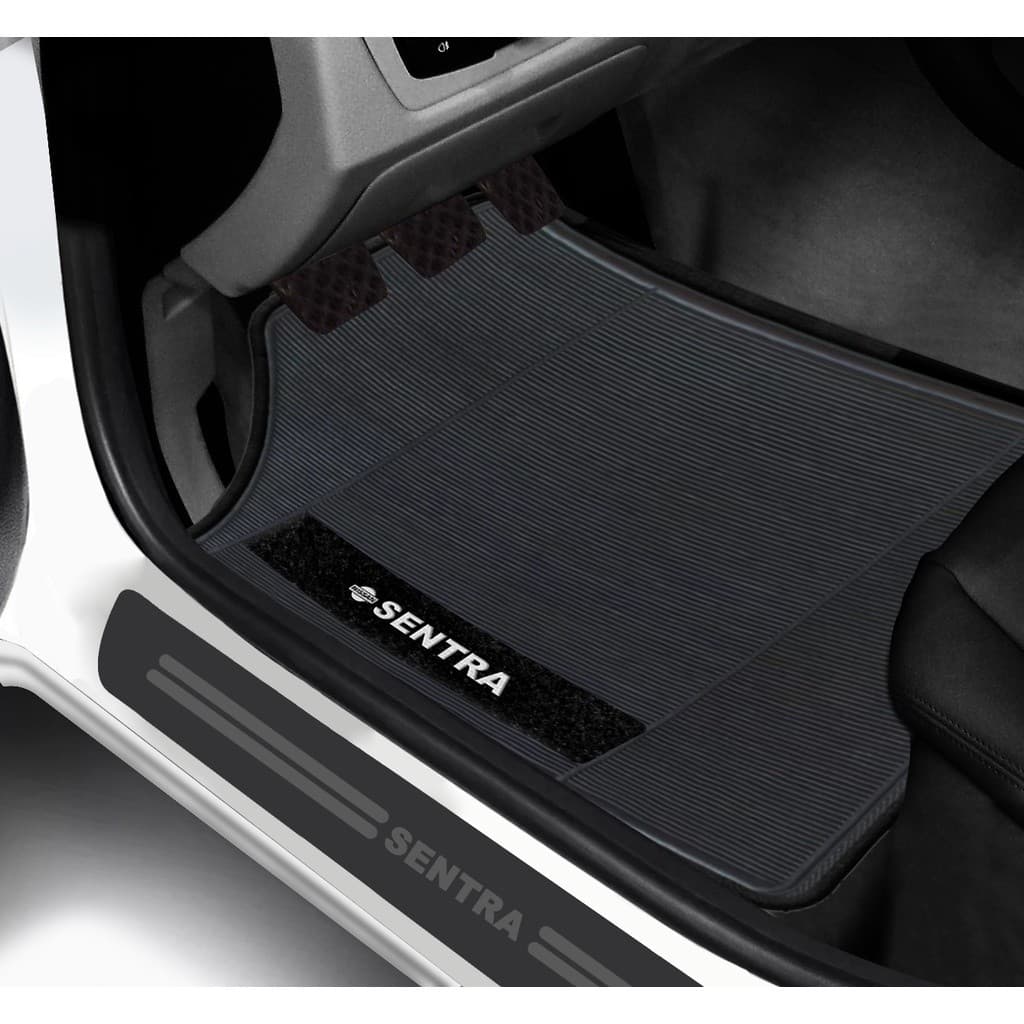 Kit Tapete E Soleira De Porta Nissan Sentra Universal Carro personalizado