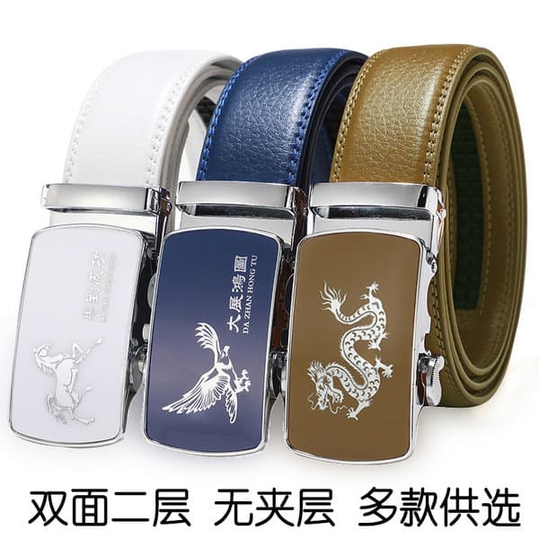 cinto masculino grife cinto masculino couro legítimo ✱Cinto branco de couro genuíno azul amarelo masculino feminino Casu