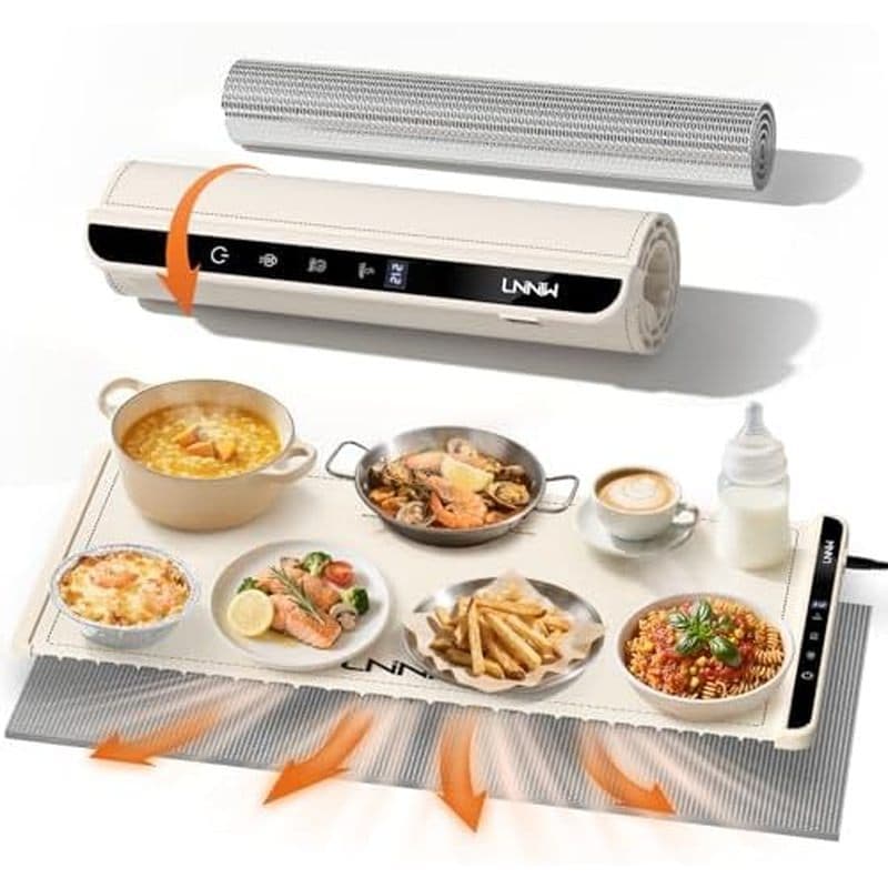 Temporizador de hora, segurança de bloqueio infantil, placa de fricção do aquecedor de alimentos Buffet. Temperatura de