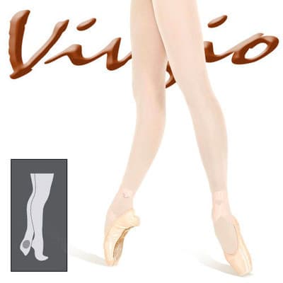 Vivgio arte Zun dança meias profissional Plus-End Ballet meias de veludo meia-calça escavação meias femininas grandes V7