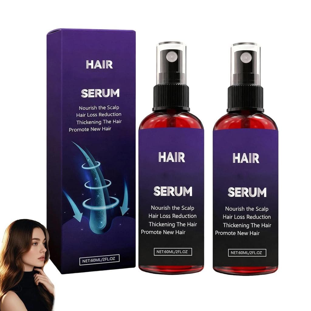 Óleo de Alecrim para Cabelo (Homens e Mulheres), Sérum para Crescimento Capilar com Óleo de Rícino, Aceleração do Cresci