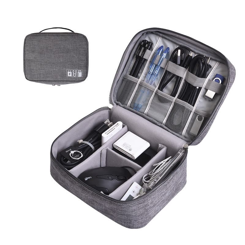 Bolsa multifuncional para armazenamento de cabos de dados, bolsa Digital para Mouse, banco de potência, disco rígido, or