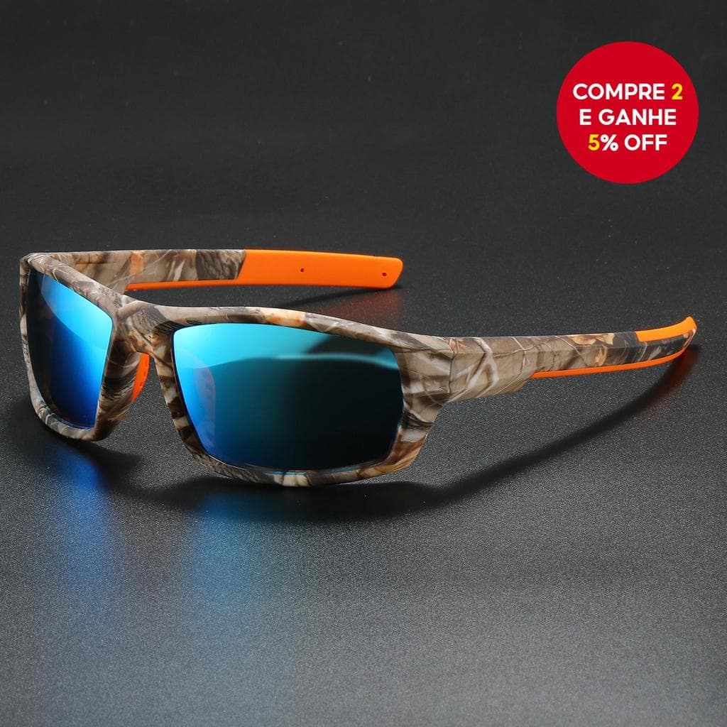 Óculos De Sol Camuflados , Templos De Borracha Antiderrapantes Para Caça , Pesca , Corrida