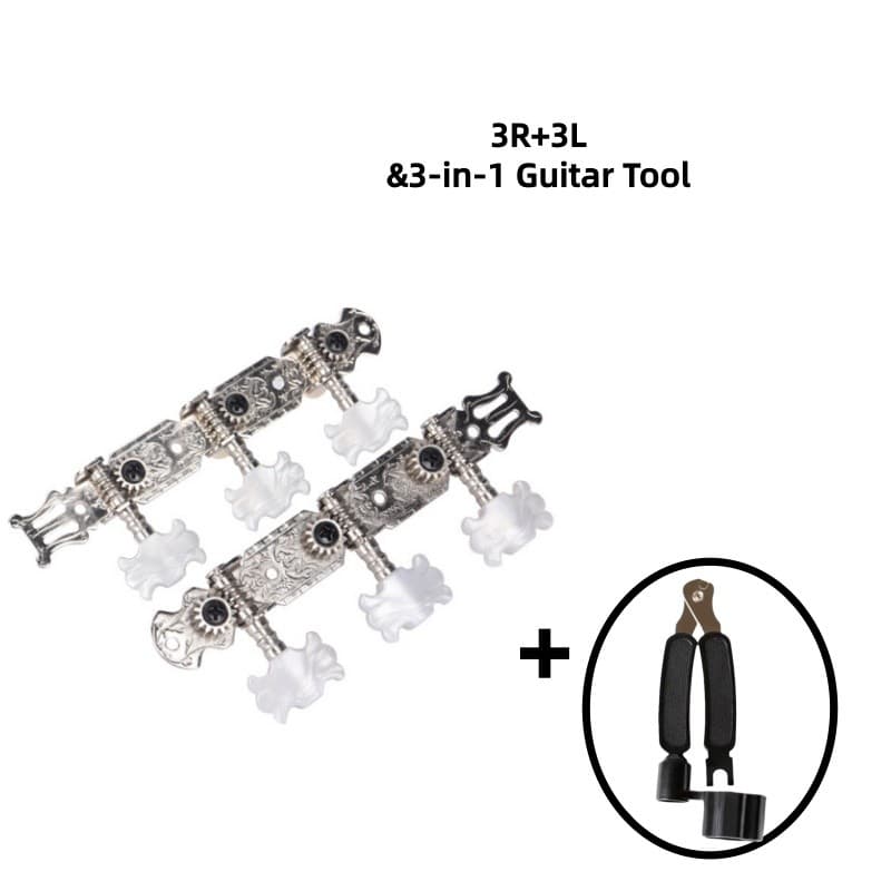 Pegs De Afinação De Guitarra Com Conjunto De Ferramentas De Trocador De Cordas 3 Em 1 , Para Uso Elétrica Acústica , Enr