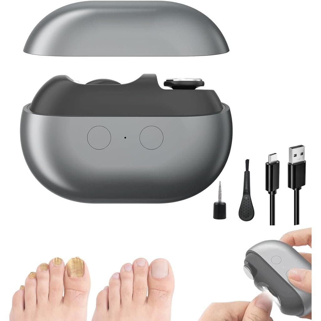 Cortador de Unhas Multifuncional 3 em 1, Cortador de Unhas para Idosos, Ferramenta Elétrica para Cuidado das Unhas com L