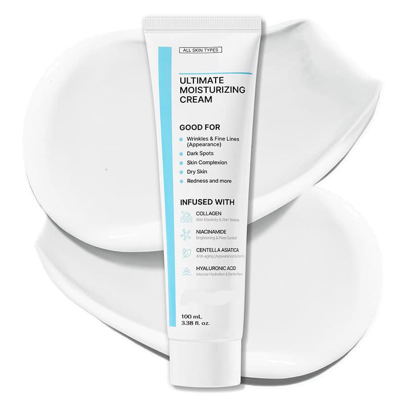 [Estoque pronto] CREME Hidratante CREME HIDRATANTE Niacinamida Ácido Hialurônico Colágeno CREME Hidratante WJG