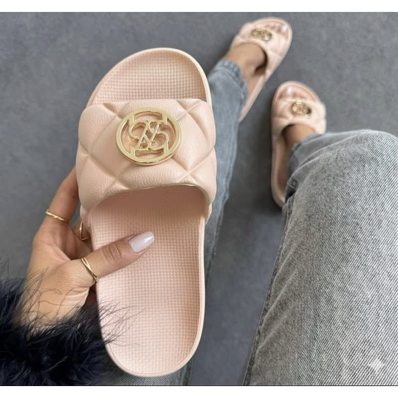 Nova Sandália Slide Feminina L.V Nuvem Luxo Confortável!!