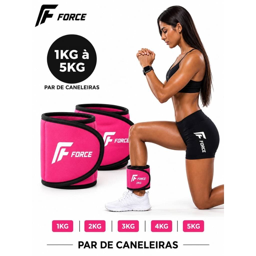 PAR Caneleira de Peso Musculaçao Tornozeleira  Ginastica Exercicios Treino Profissional Academia