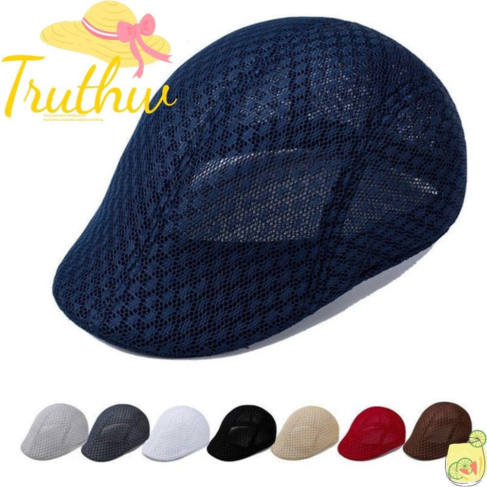 TRUTHW Boina Chapéus Moda Newsboy Estilo Bonés De Malha Casual Ajustáveis