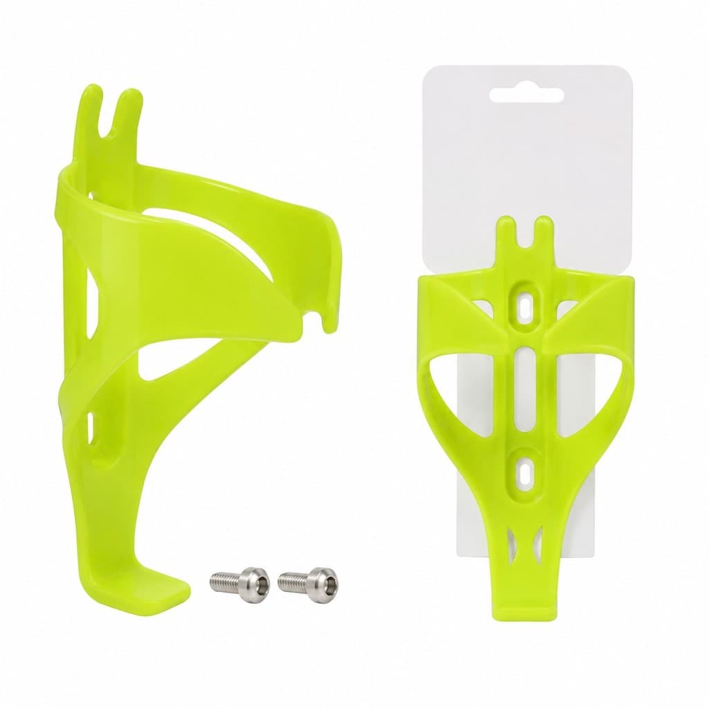 Suporte Caramanhola / Garrafinha Nylon Com Parafusos verde neon