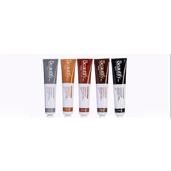 KIT Tintura 10 ML  para sobrancelhas, fios, pelos e barbas COM oxidante - Beautify Pro