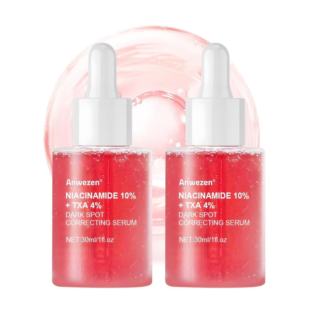 Sérum de Niacinamida 10% + Ácido TXA 4% para o Rosto, Sérum de Ácido Hialurônico para Mulheres, Pele Opaca e Linhas Fina