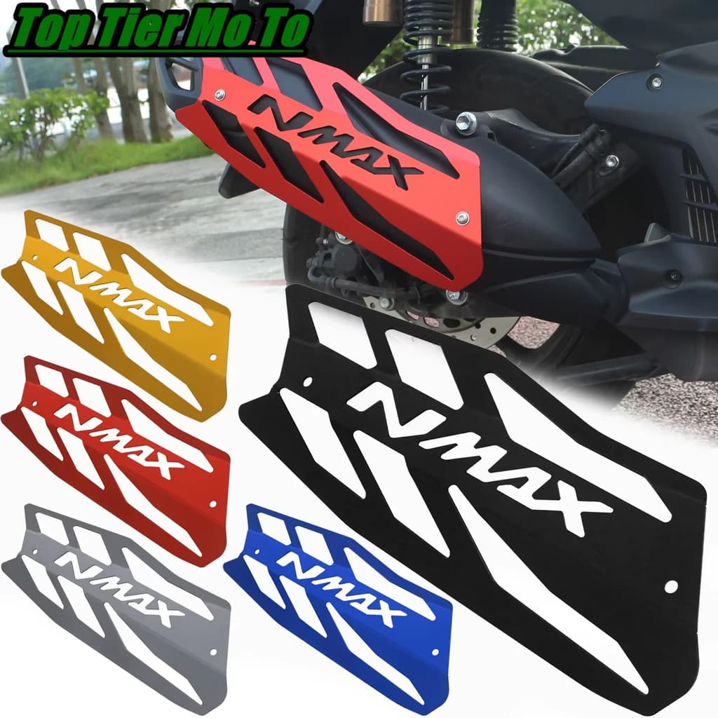 Novo Apto Para YAMAHA NMAX155 2020-2026 Modificado Tubo De Escape Capa Proteção Lateral Decorativo Painel Acessórios