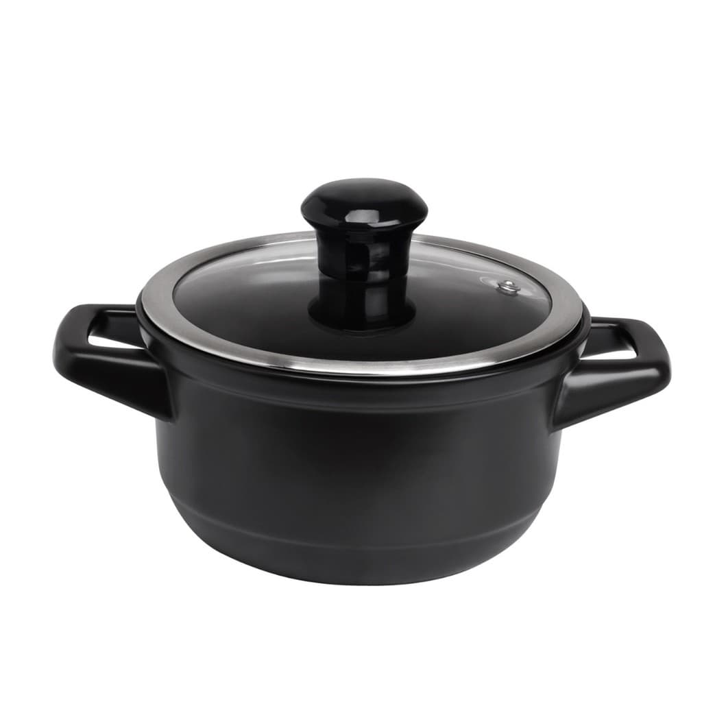 Panela De Cerâmica Ceraflame Duo 16cm 1100ml Preta