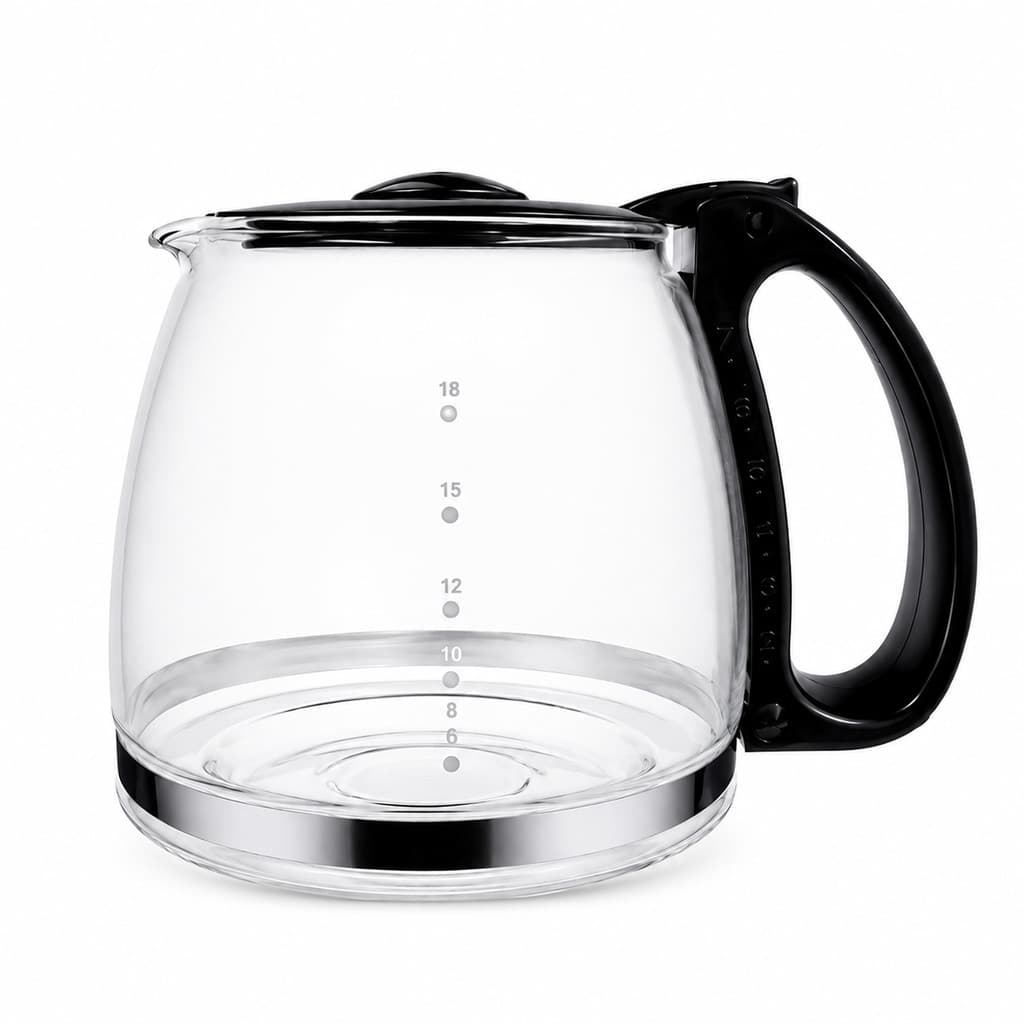Jarra Para Cafeteira Britânia BCF19A 18 Xícaras Vidro Resistente Com Tampa