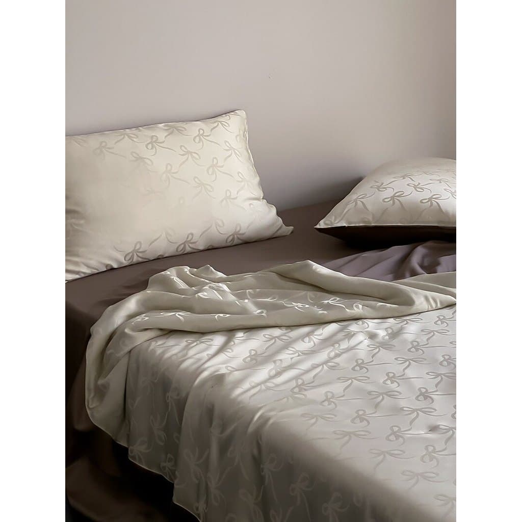 60 peças Lenzing Tencel Summer Cool Quilt Conjunto de quatro peças leve luxo Jacquard ar condicionado colcha fina colcha
