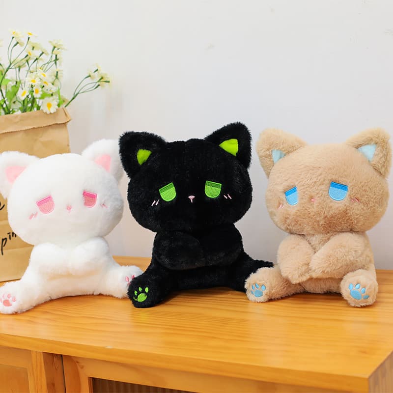 Influenciador emo gato maçante brinquedo de pelúcia boneca enviar namorada presente de aniversário boneca atacado 607Z