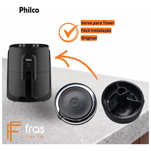 Botão Timer Air Fryer Philco Pfr15p Pfr15pi Orig