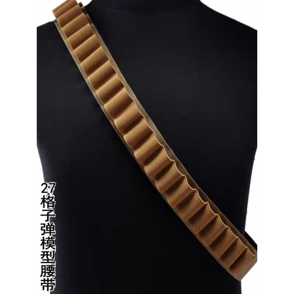 Modelo de bala 12G pendurado Diagonal ao ar livre com modelo de bala de caça CS campo portátil 27 grades com cinto de cl