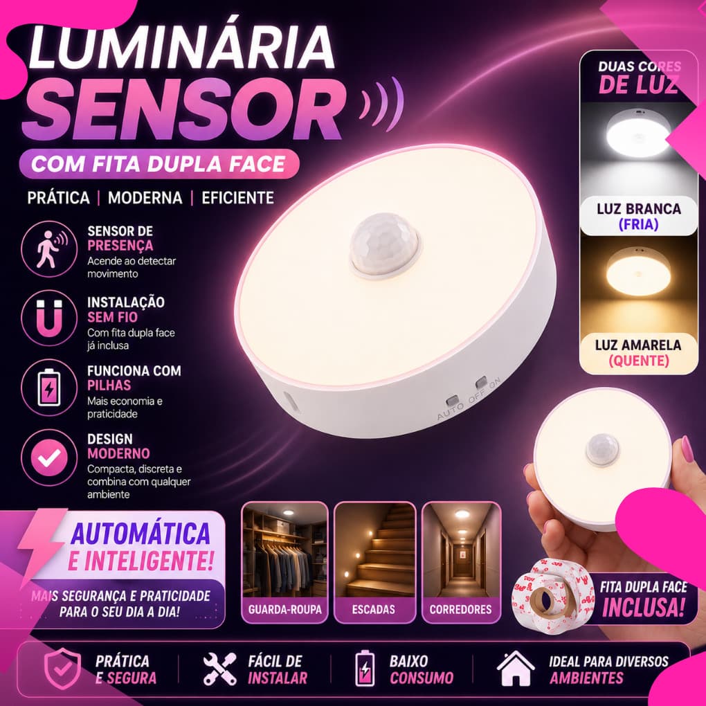 1/2/3/4 USB LED LUZ Noturna LED Luminaria Sensor De Presença e Movimento USB LUZ FRIO/LUZ QUENTE