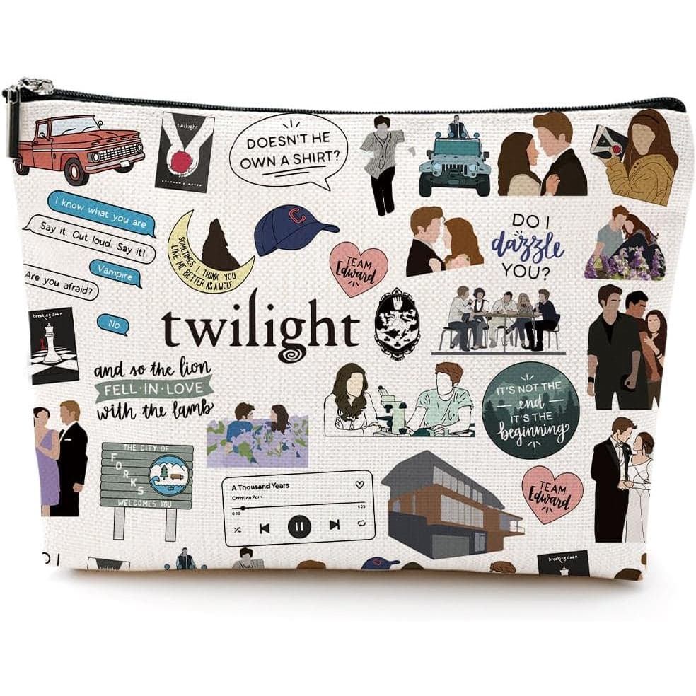 Merchandise de Twilight, Presentes de Twilight, Nécessaire de Maquiagem Pequena Inspirada no Filme, Presentes para Fãs,