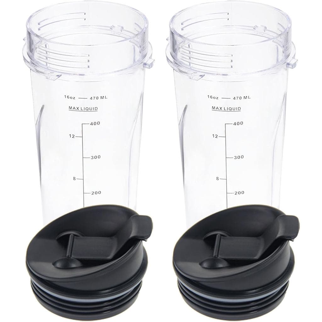 Copos de reposição de 16oz para Ninja BL660 BL770 QB3001SS, compatíveis com liquidificador pessoal compacto, Copos Ninja