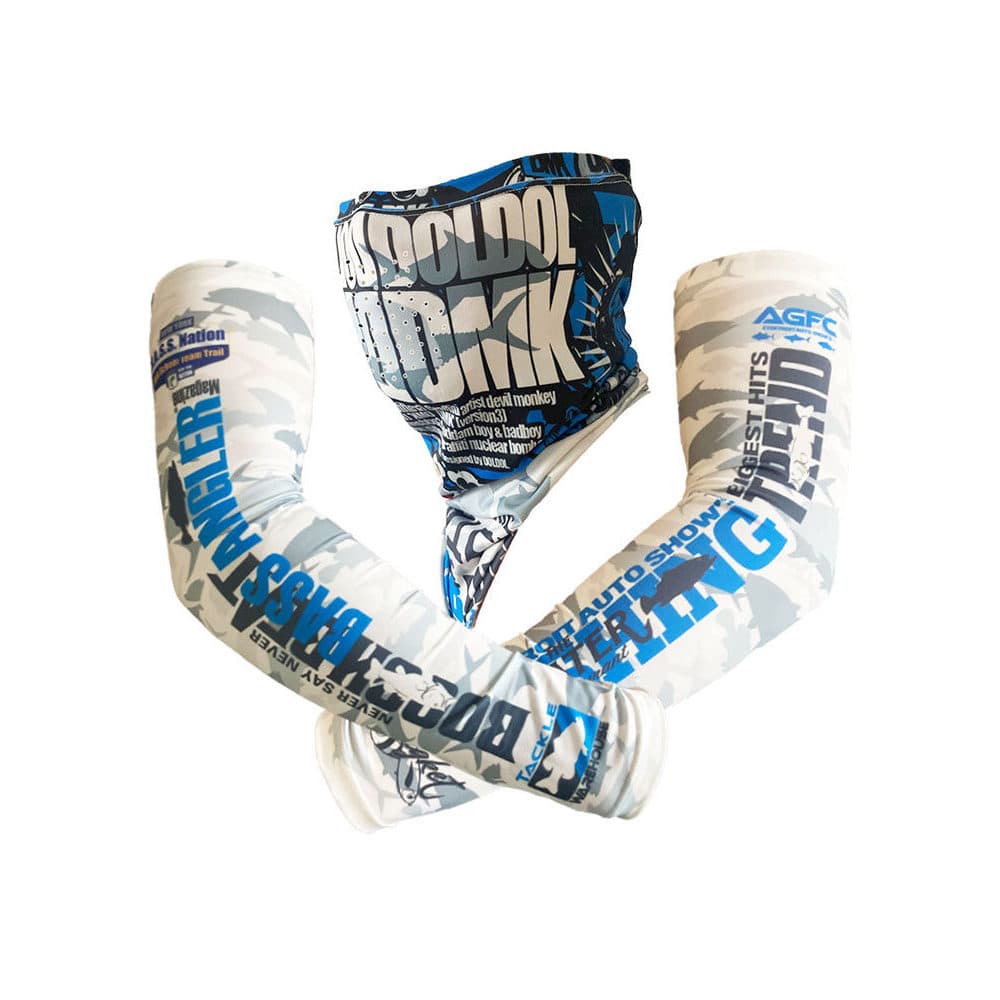 Mangas protetor solar verão isca máscara facial cachecol pesca protetor solar mangas de gelo masculino mar pesca babador