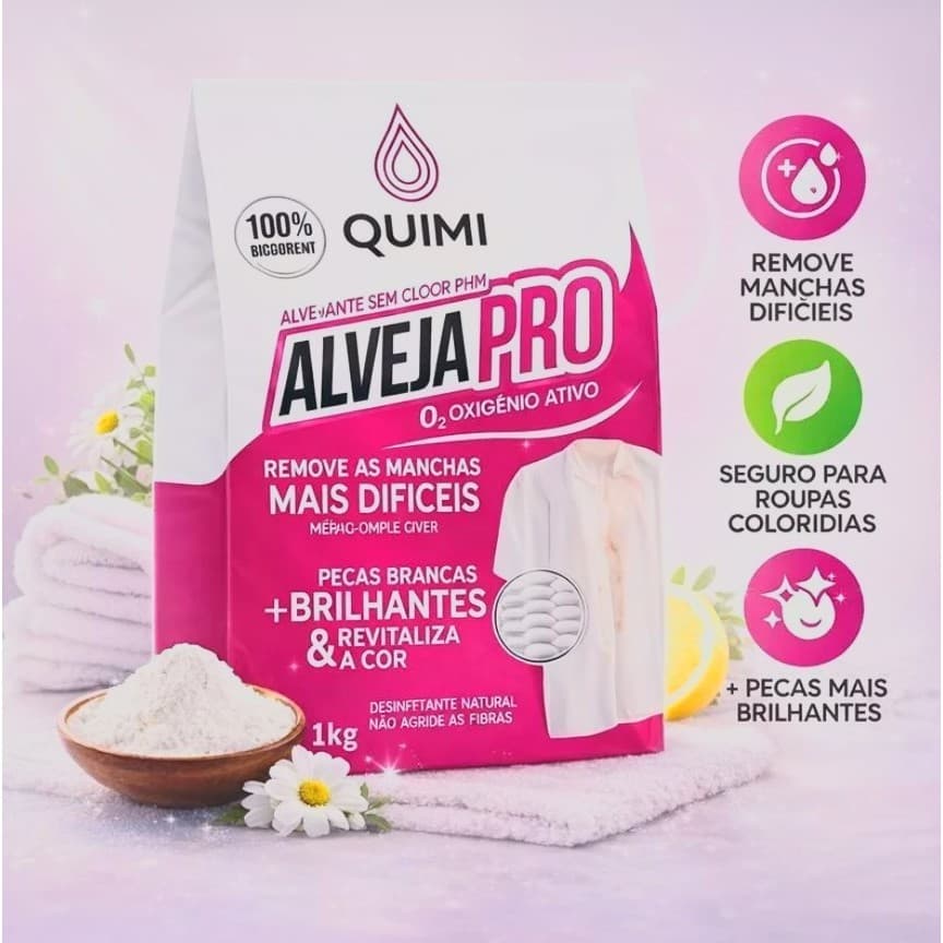 Percarbonato de sodio puro - branqueador de roupas até 2kg