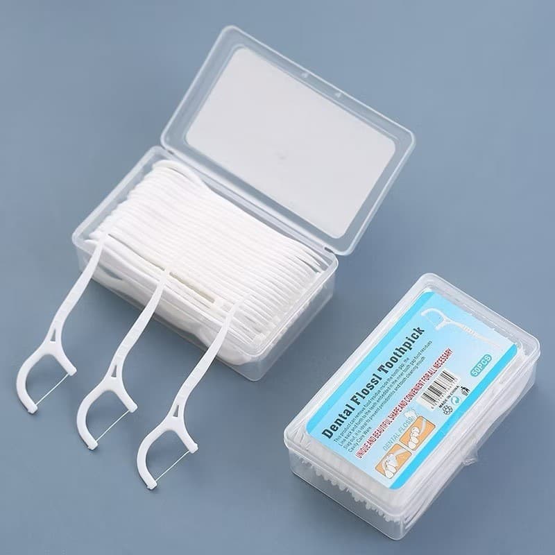 KIT 50/100/200/300 Fio Dental Infantil em Forma de Arco Ultra Fino para Limpeza Eficaz