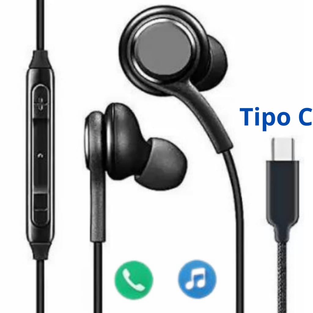 Fone De Ouvido Tipo C M52 M53 M54 A34 A53 A54 5g A73 A74 S20 Fe S21 S22 S23 S24 Edge Poco X7 Pro Fone Tipo C Original